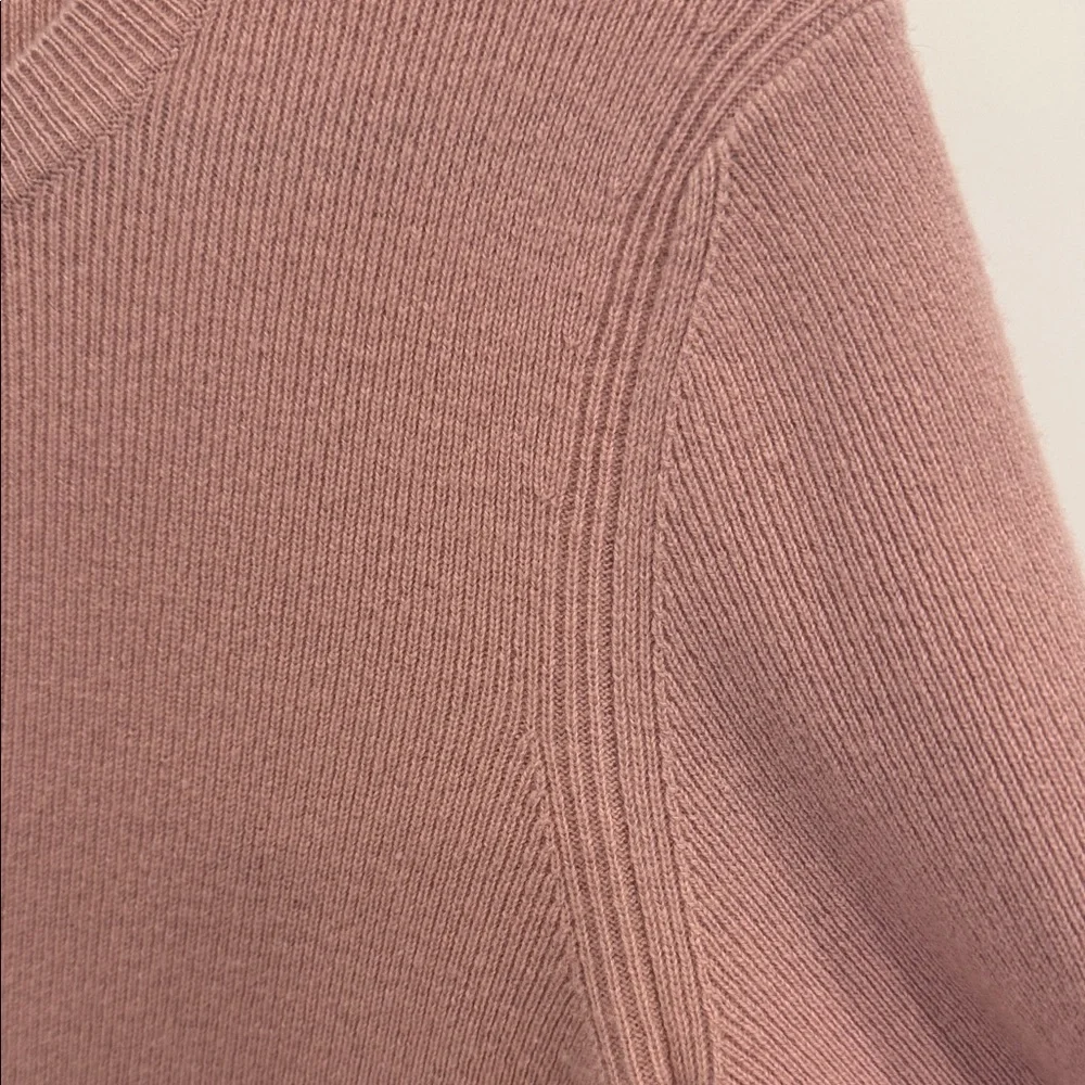 COS Dusty Pink Cashmere Crewneck Sweater - Picture 9 of 10